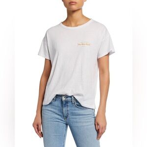 Rag & Bone Very Best Vintage Crew T-Shirt in White | Size Large